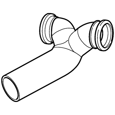 Geberit Dubbele wandclosetbocht 90ª horizont. 110 367.904.16.1
