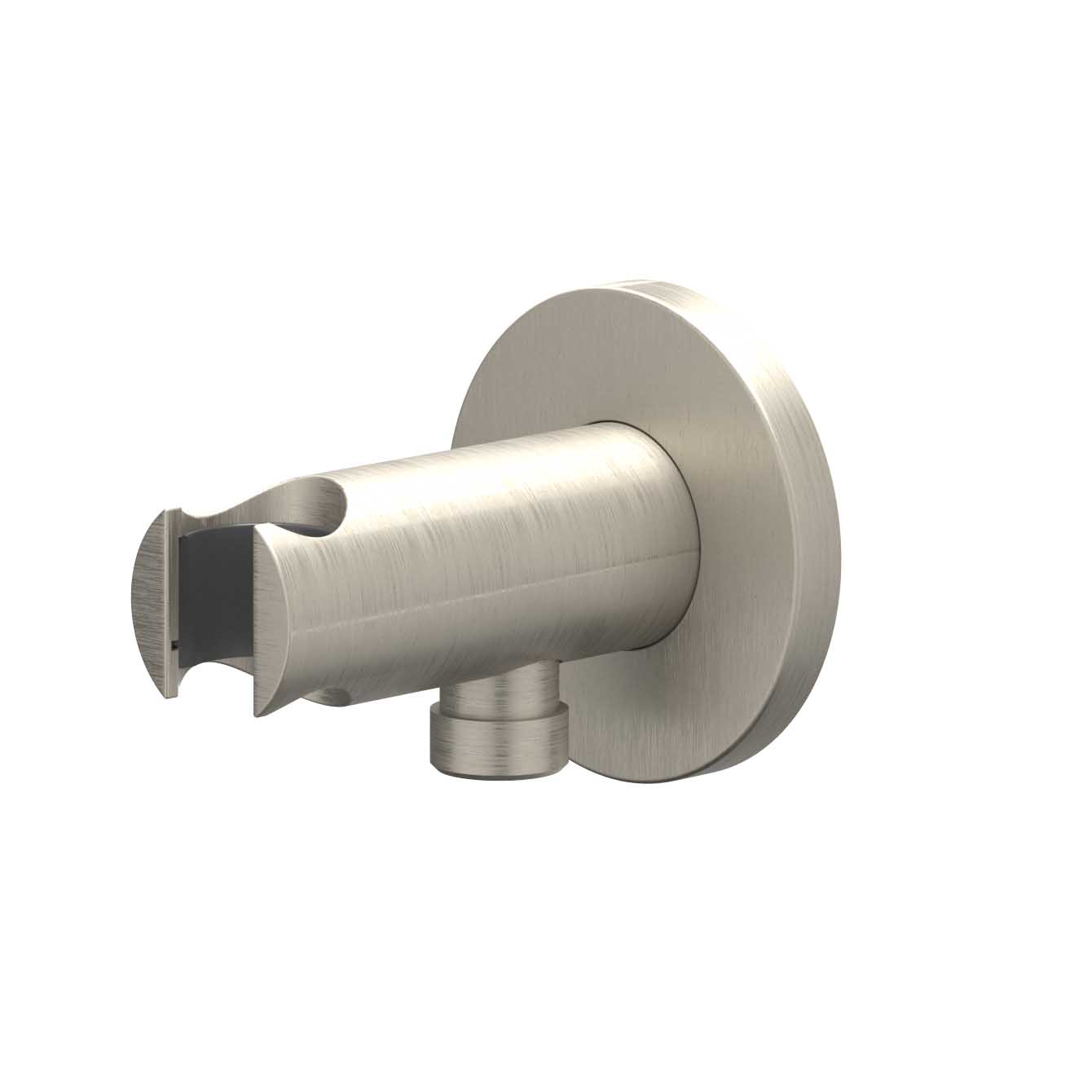 IVY Toebehoren Wandsteun met ge┤ntegreerde wateruitlaat 1/2 6900203 gebr. nickel PVD