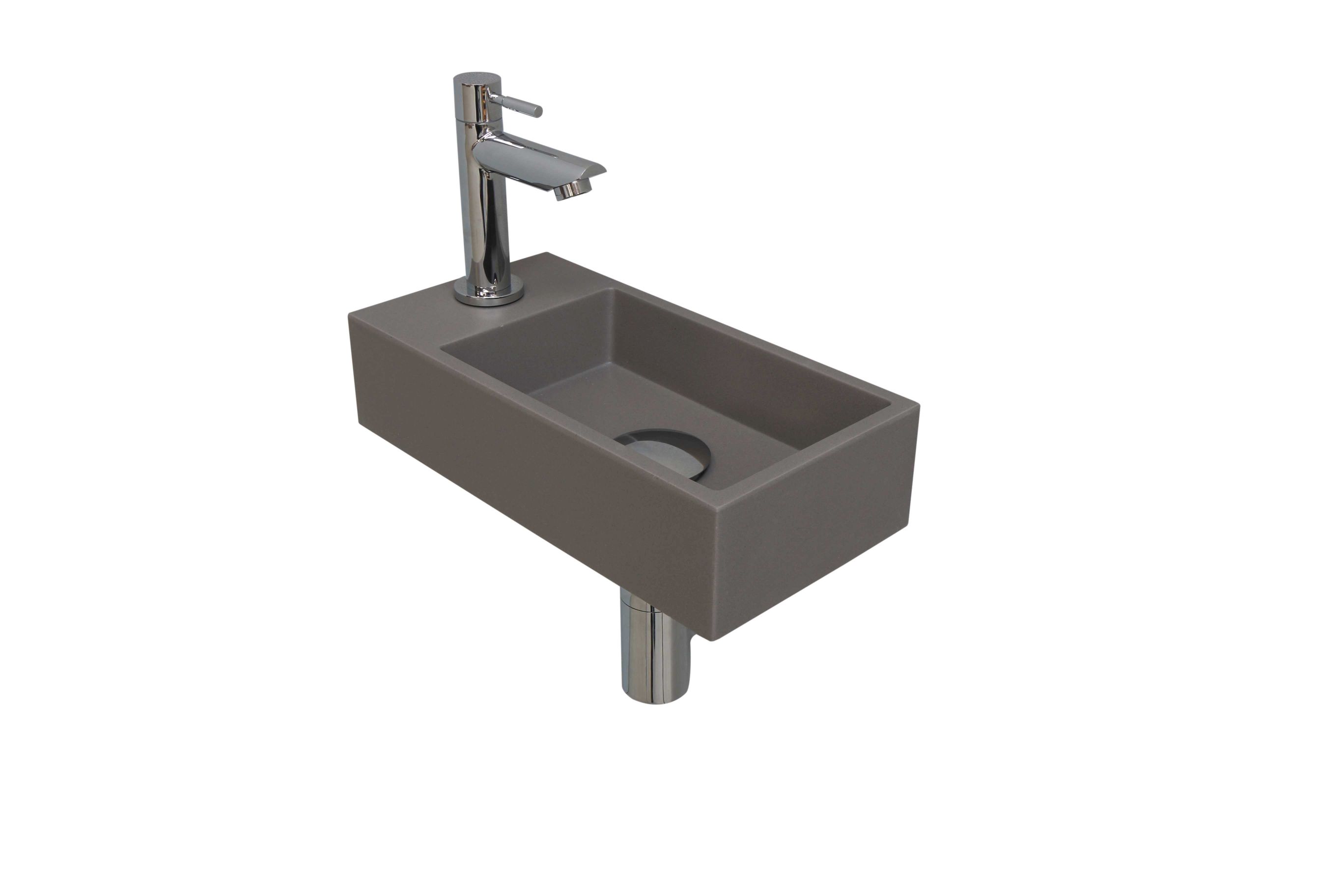INK Versus Fonteinpack Quartz links 1805125 Quartz beton/chroom H90xB360xD180