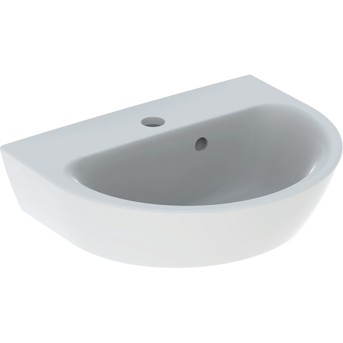 Geberit Renova fontein 45x36cm m.krgt. m.overl. 500.375.01.1 Wit
