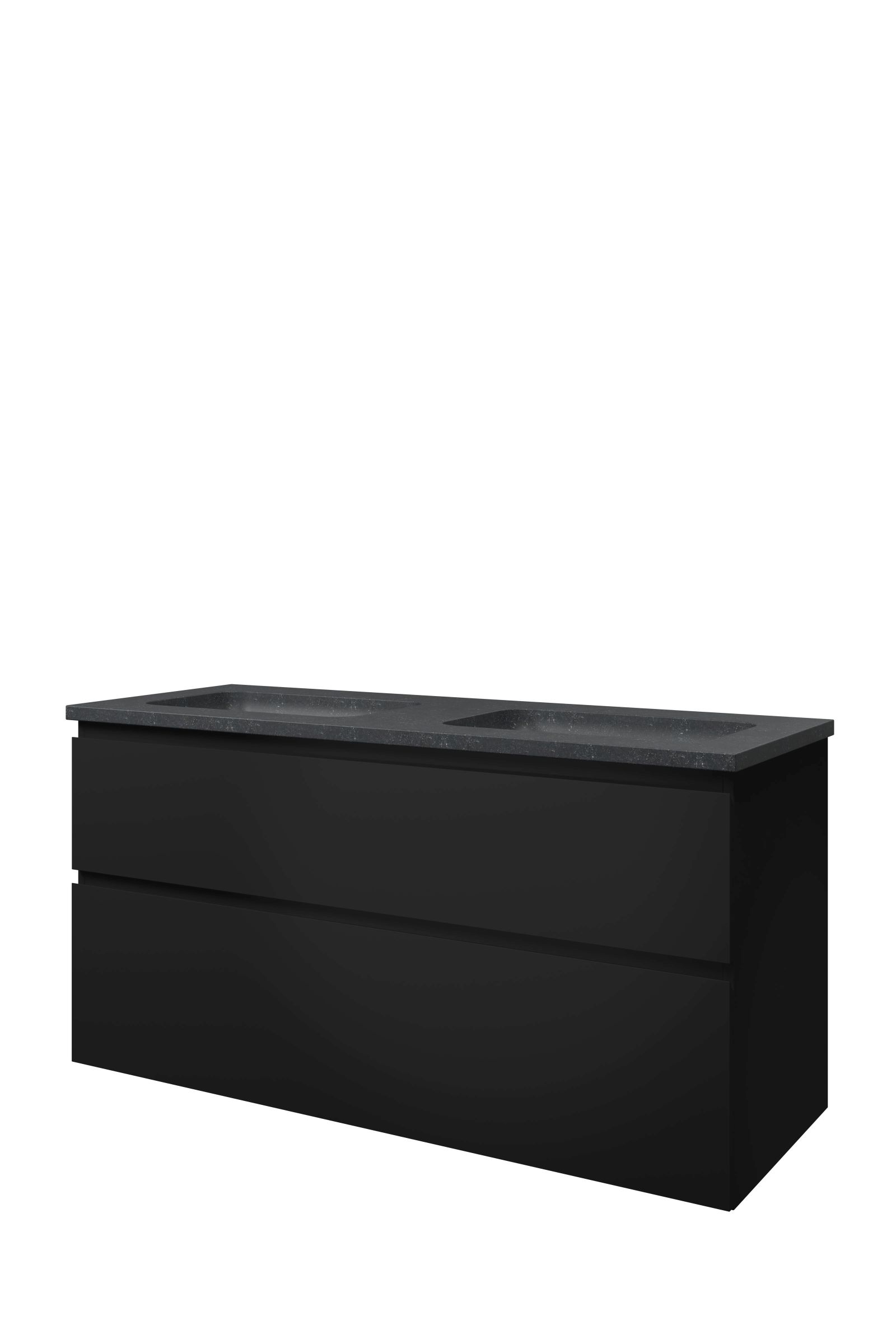 Proline set hardsteen Elegant wast. z. krgt. en onderk. a-sym. 1815866 Mat zwart/Blue stone H625xB1200xD460