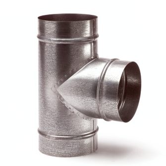 Spiro T-stuk 90gr. 125x125