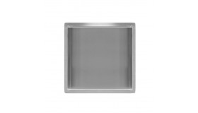 Inbouwnis 30x30x7cm RVS 33.4180