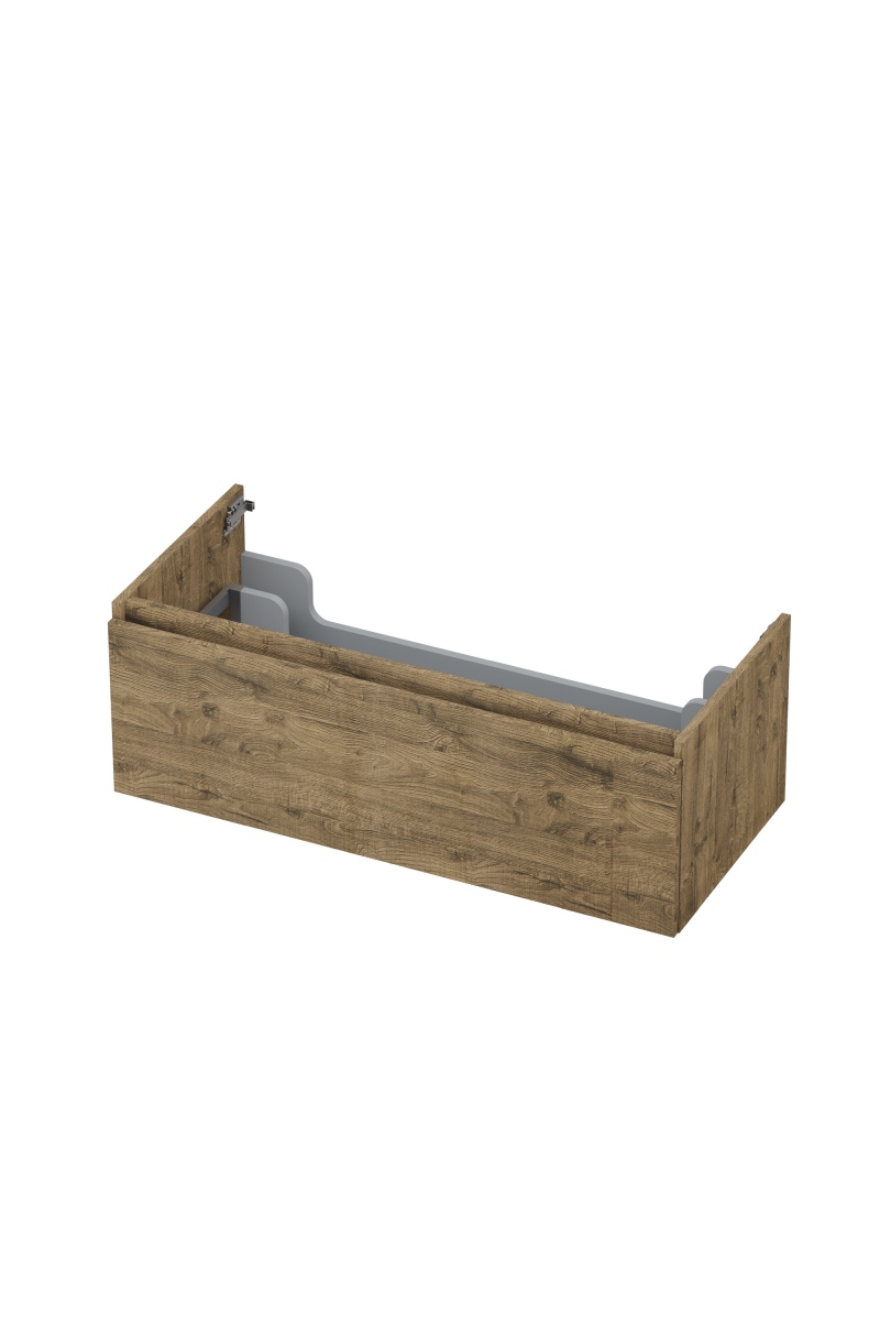 INK onderk. 1 lade greepl. met houten keerlijst 1257543 Naturel eiken H350xB1000xD450